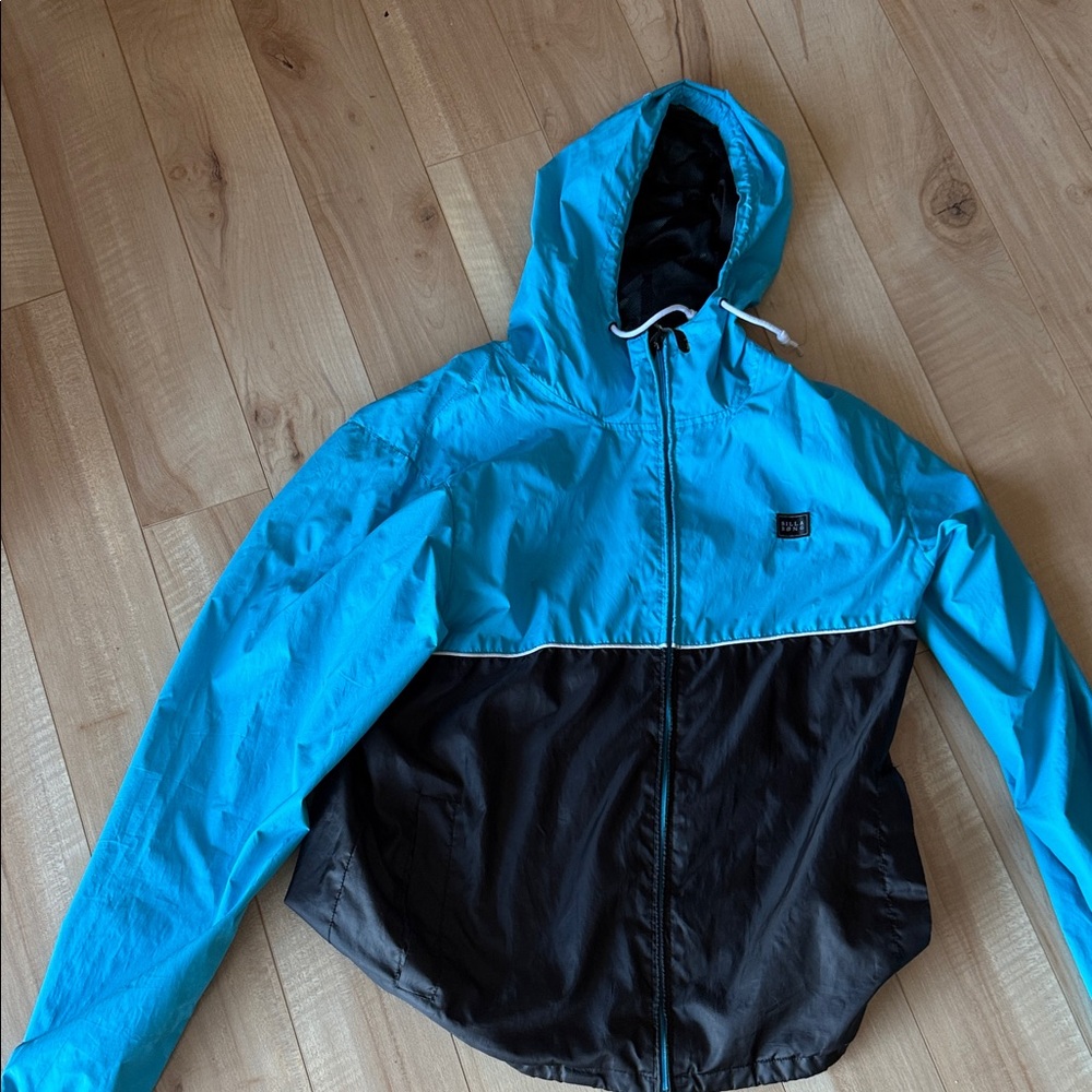 Billabong Blue and Black Lightweight Jacket